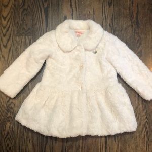 Juicy couture fur coat size 5